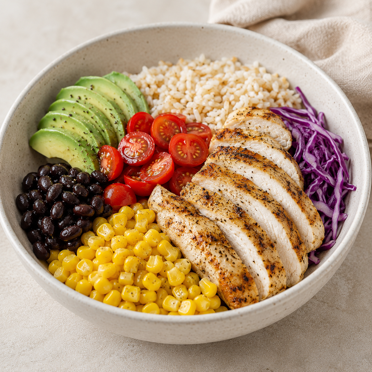 Bowl exprés de pollo