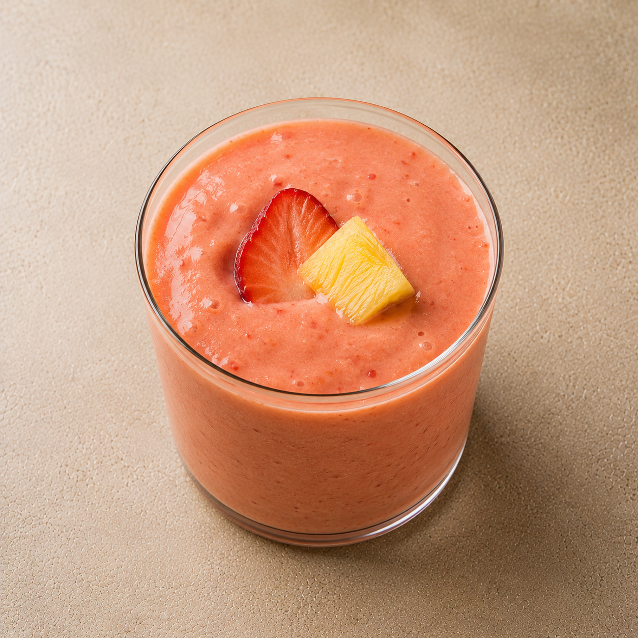 Smoothie de fresa y piña