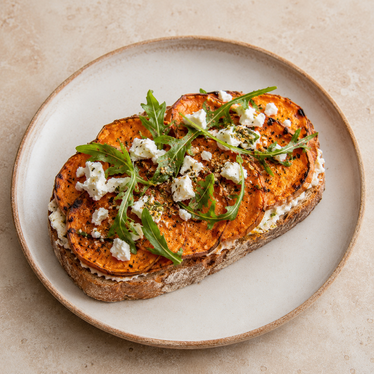 Tosta de boniato